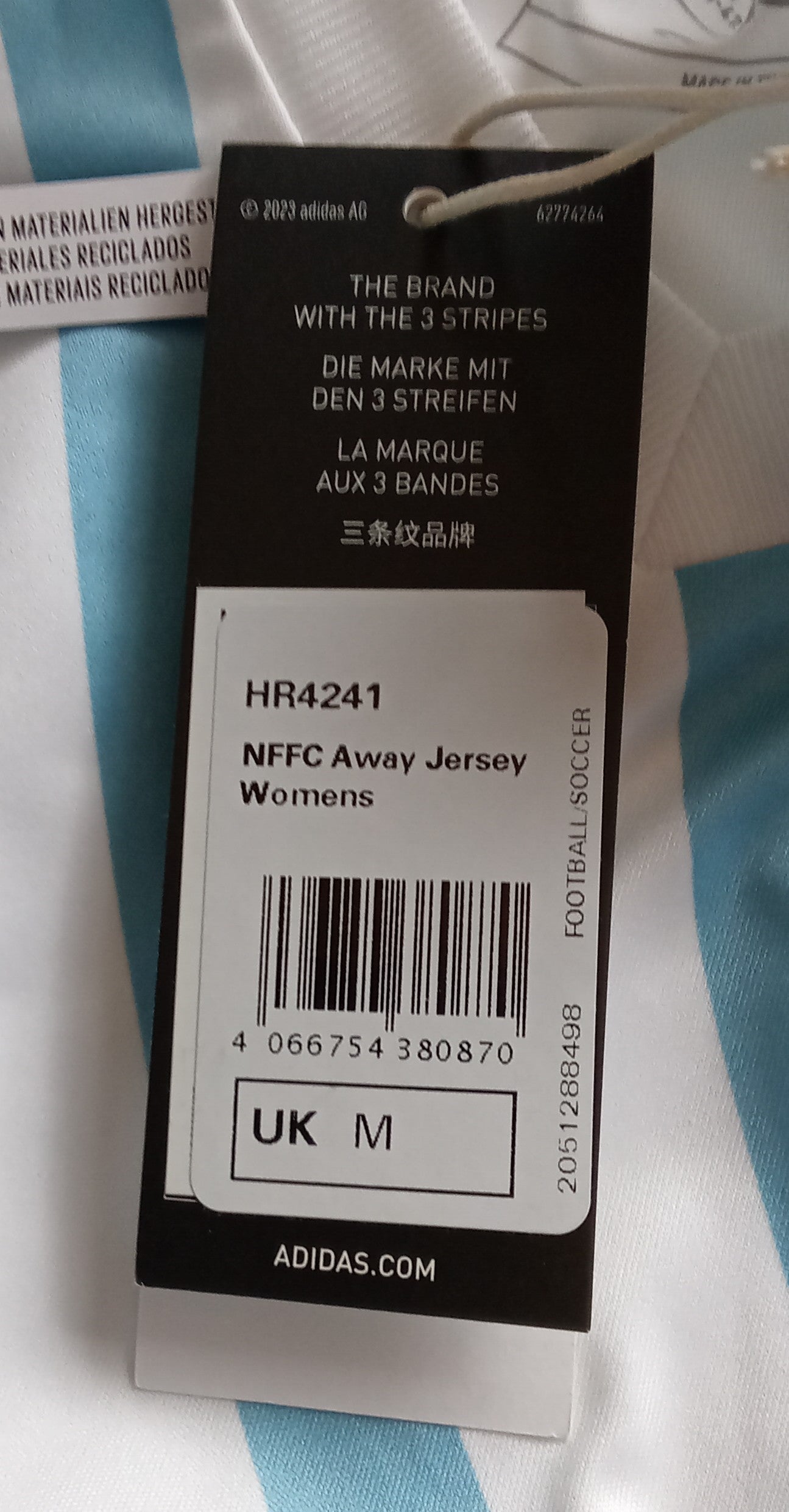 Nottingham Forest 2023/24 Adidas Away Football Shirt