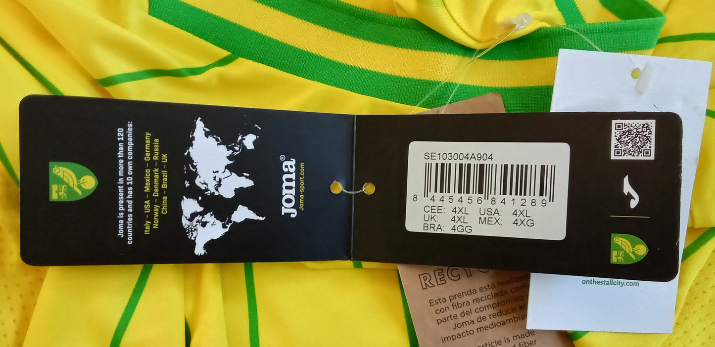 Norwich City 2022/23 Joma Home Football Shirt (Long Sleeve)