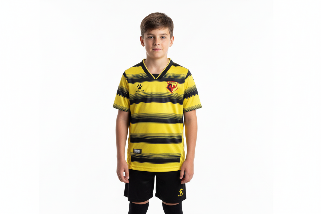 Watford 2021/22 Kelme Home Football Shirt