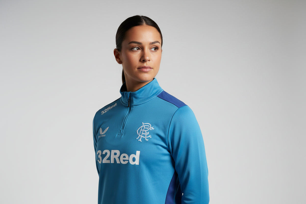 Rangers 2024 Castore Quarter Zip Football Training Jacket