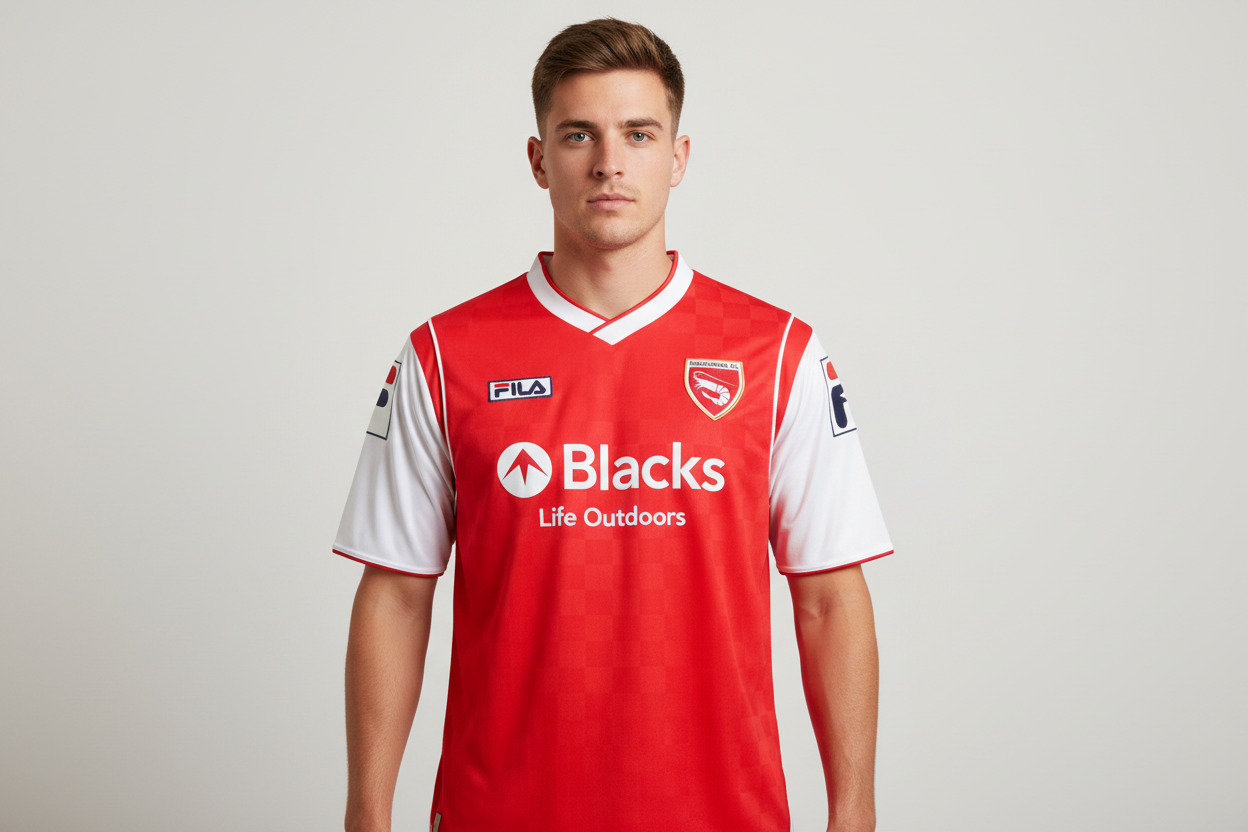 Morecambe 2013/14 Fila Home Football Shirt