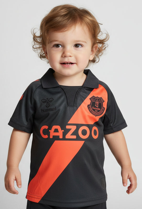 Everton 2021/22 Hummel Away Baby Mini Kit