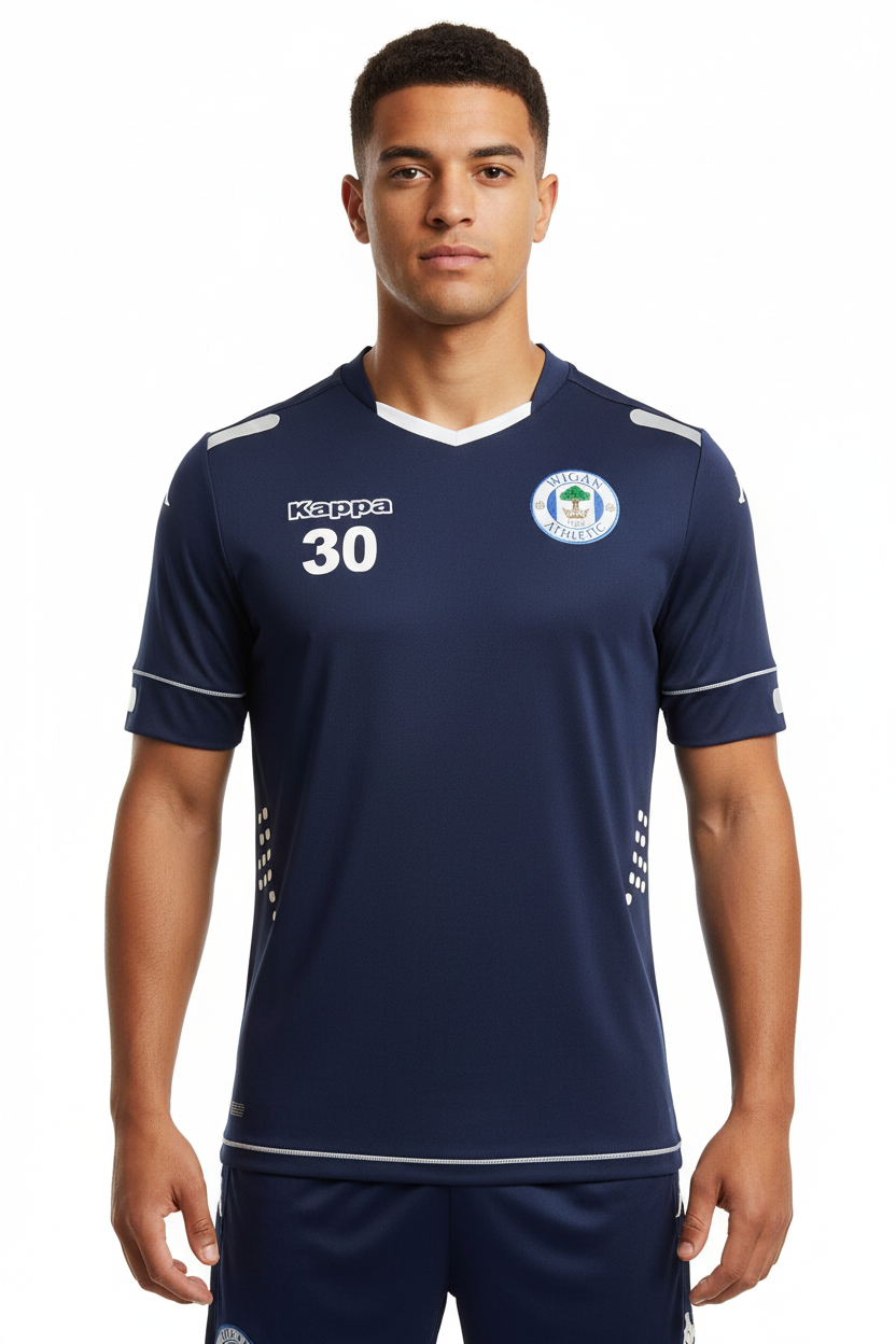 Wigan Athletic 2017/18 Kappa Football Training Shirt