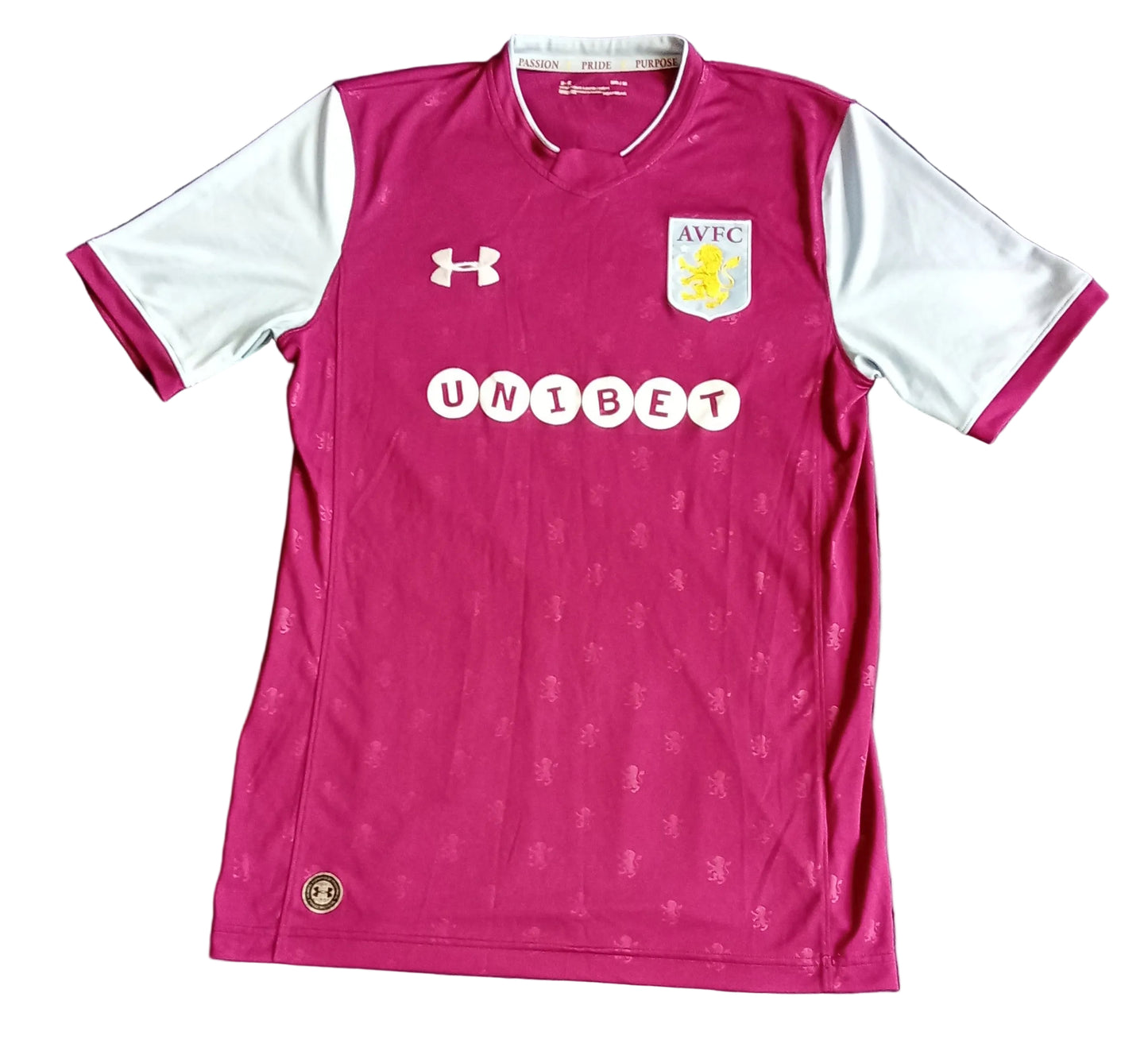 Aston Villa 2017/18 Under Armour Home Football Shirt