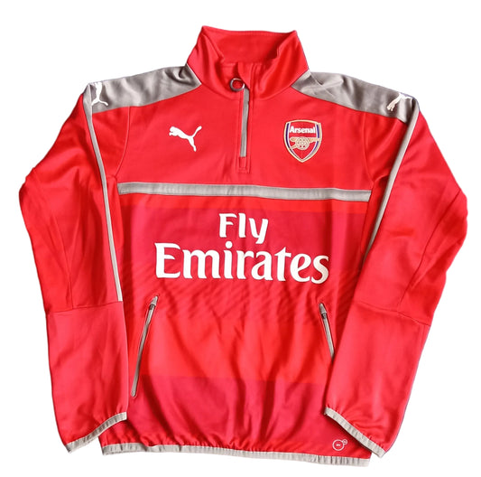 Arsenal 2016/17 Puma Quarter Zip Football Track Training Top
