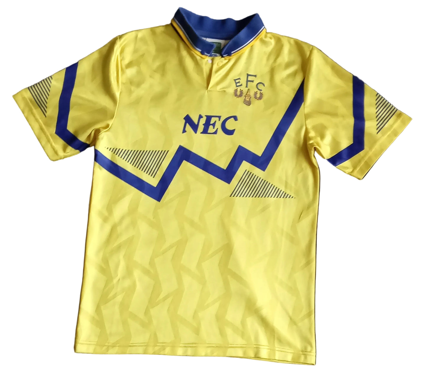 Everton 1990/92 Score Draw Away Football Shirt
