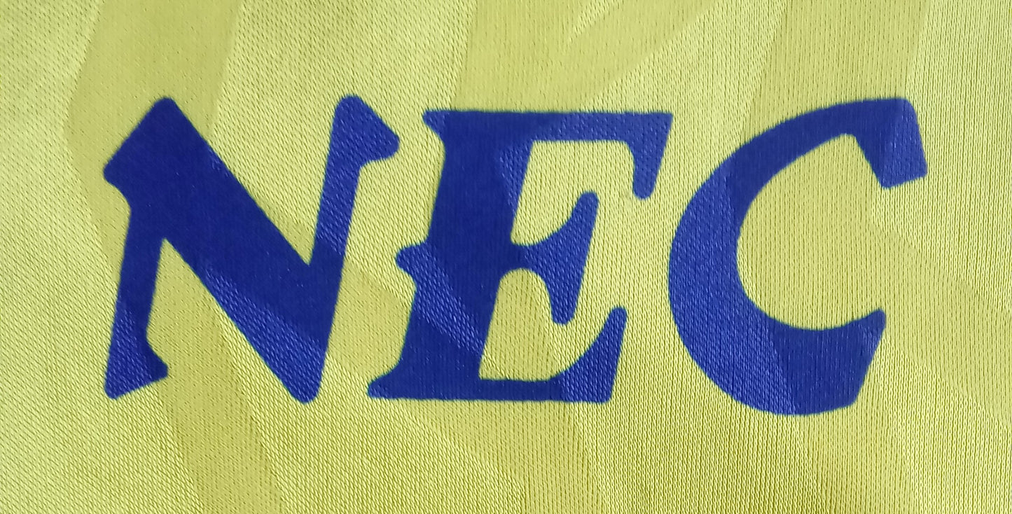 Everton 1990/92 Score Draw Away Football Shirt