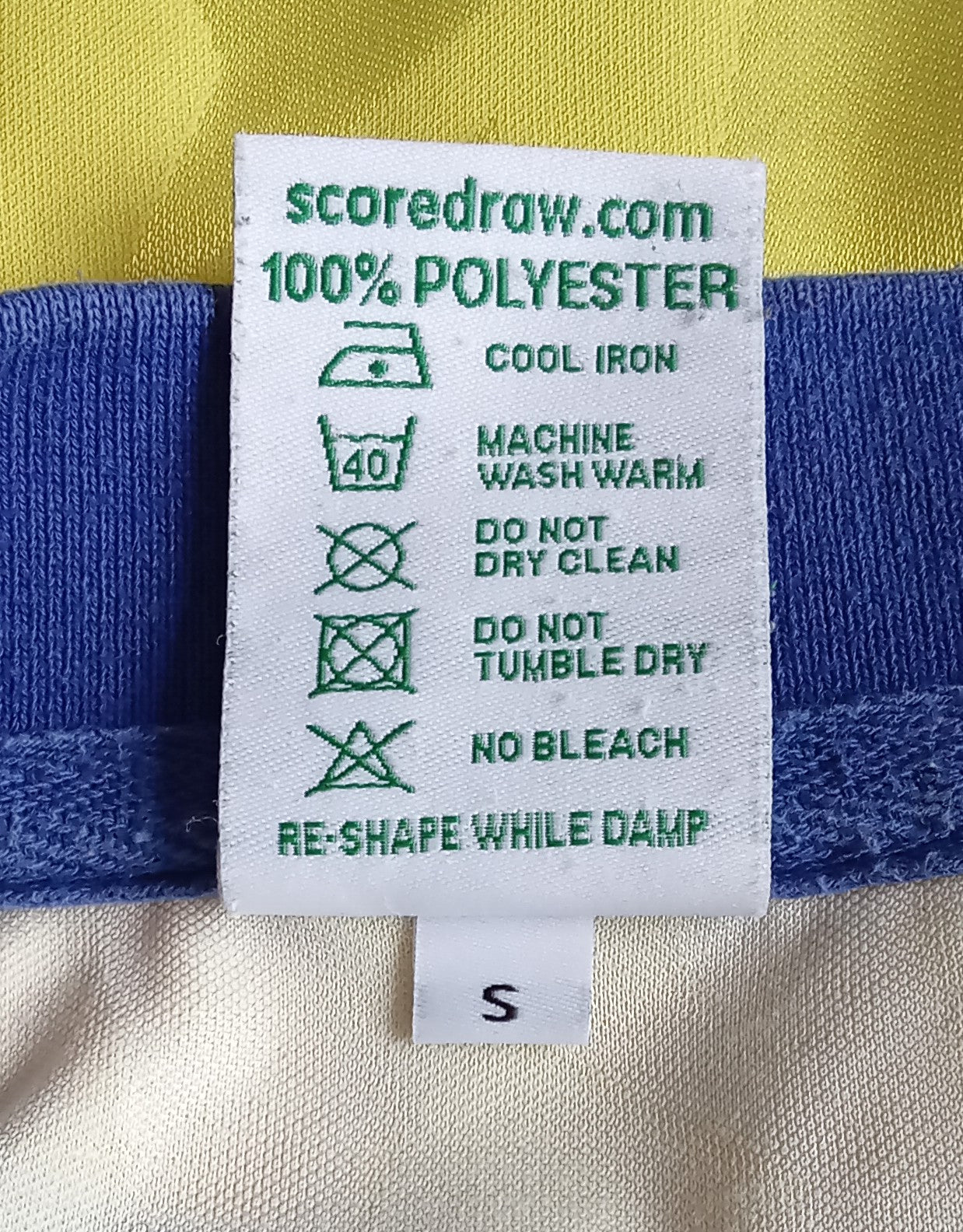 Everton 1990/92 Score Draw Away Football Shirt