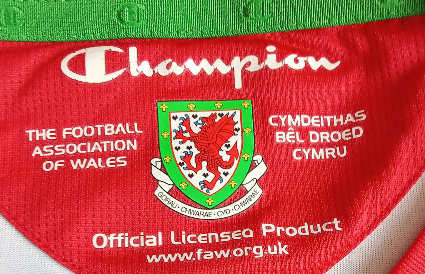 Wales 2008 Champion Home Football Shirt