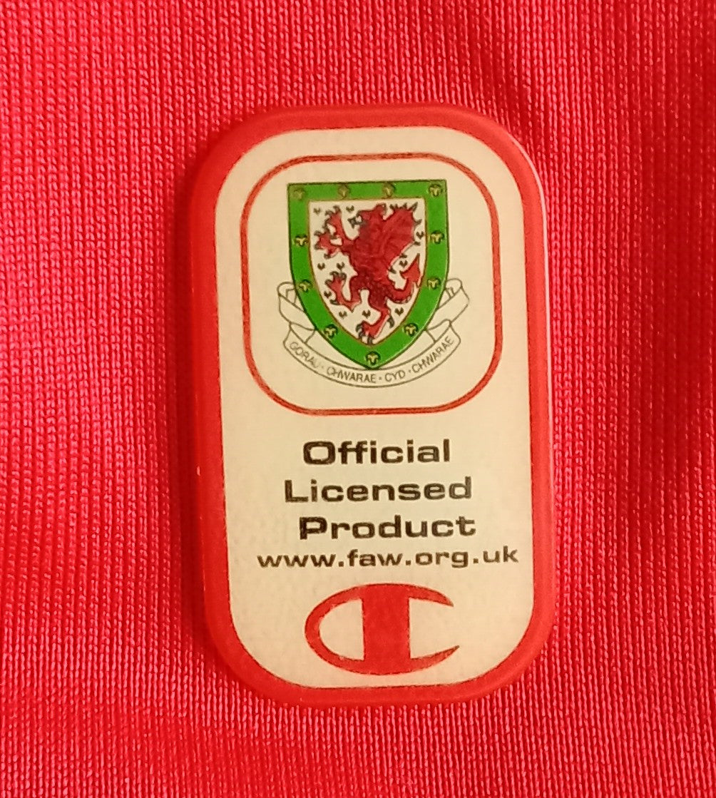 Wales 2008 Champion Home Football Shirt