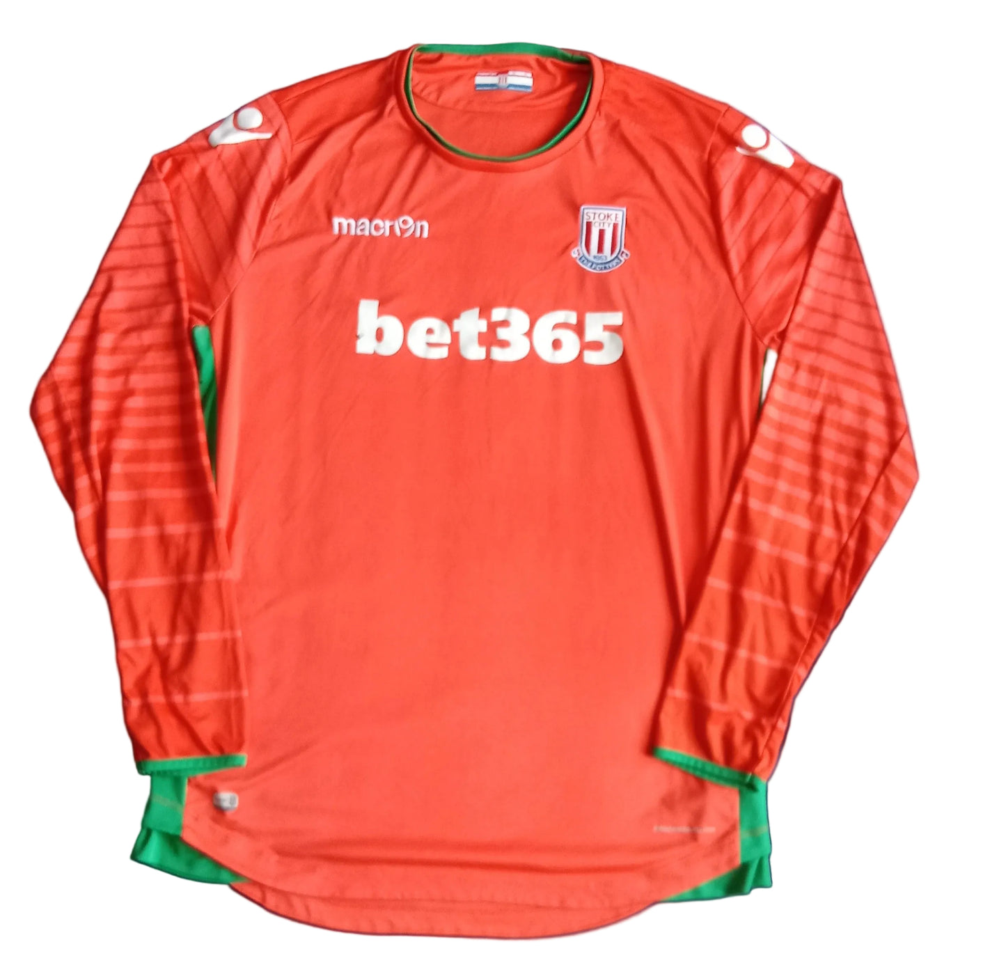 Stoke City 2016/17 Macron Away Goalkeeper Football Shirt