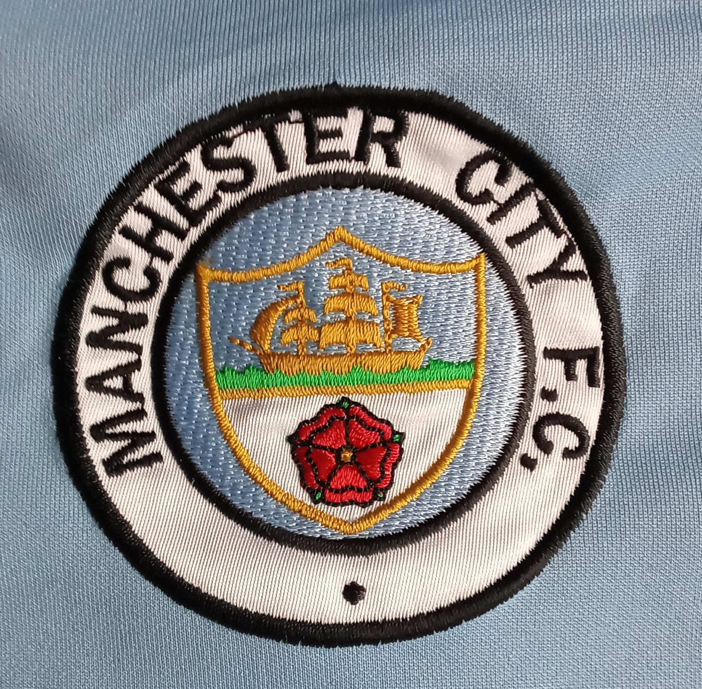 Manchester City 1982/83 Score Draw Home Football Shirt