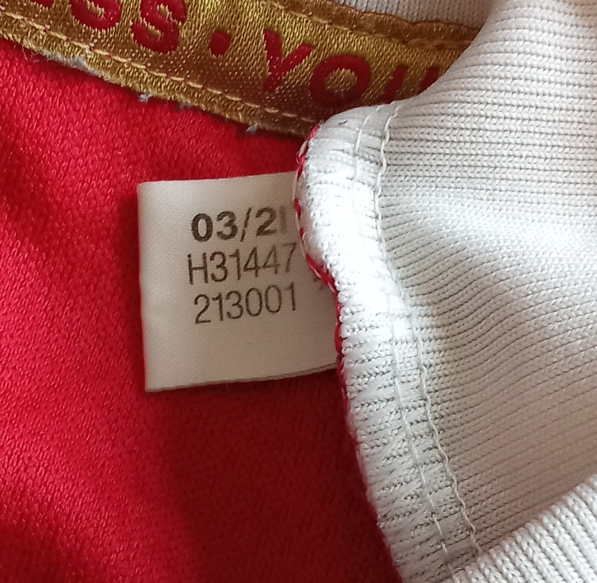 Manchester United 2021/22 Adidas Home Football Shirt