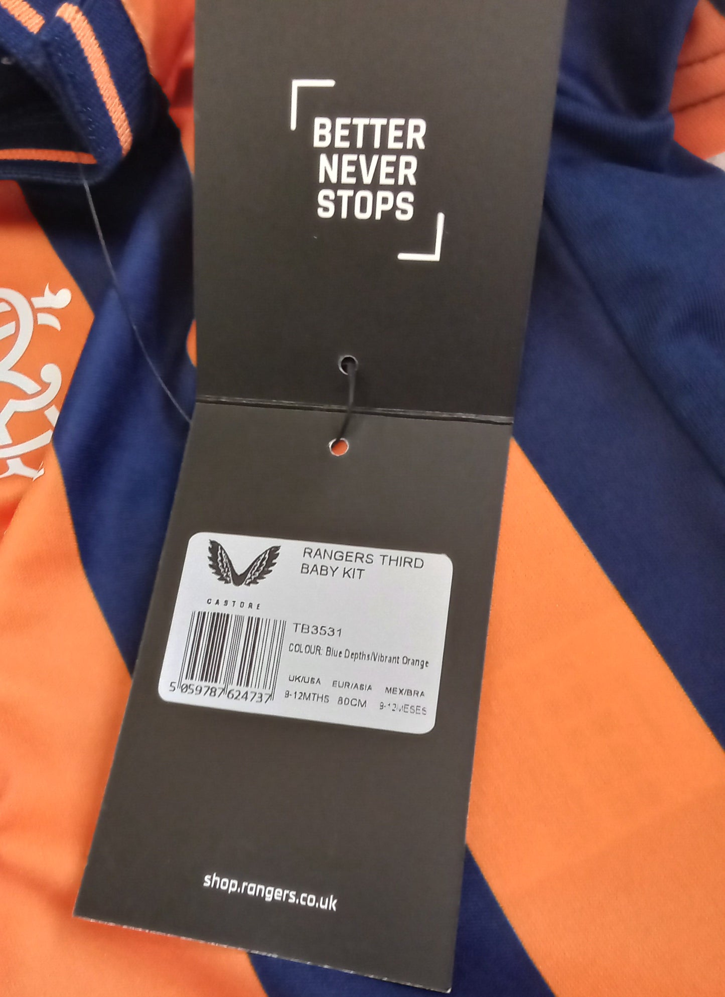 Rangers 2023/24 Castore Third Football Mini Kit