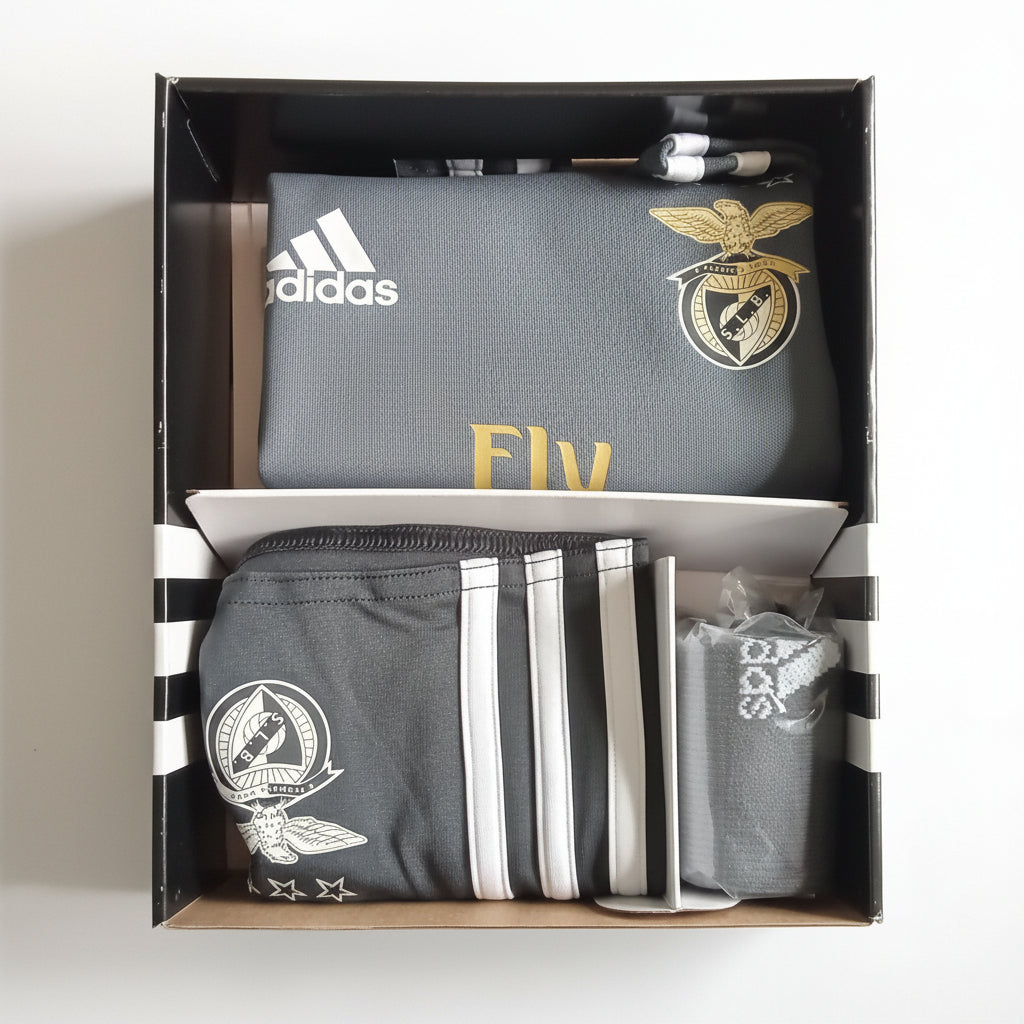Benfica 2017/18 Adidas Away Football Kit