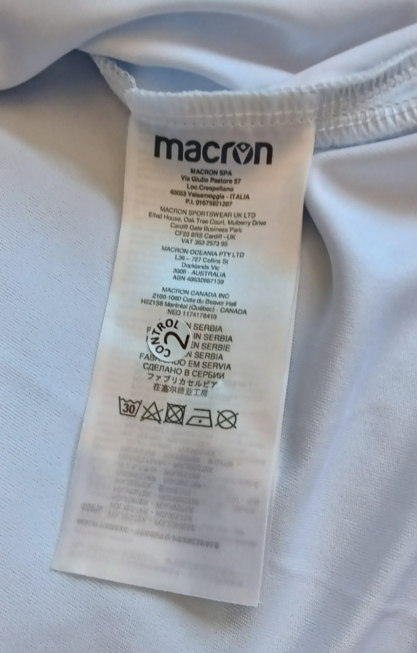 Grimsby Town 2023/24 Macron Third Football Shirt