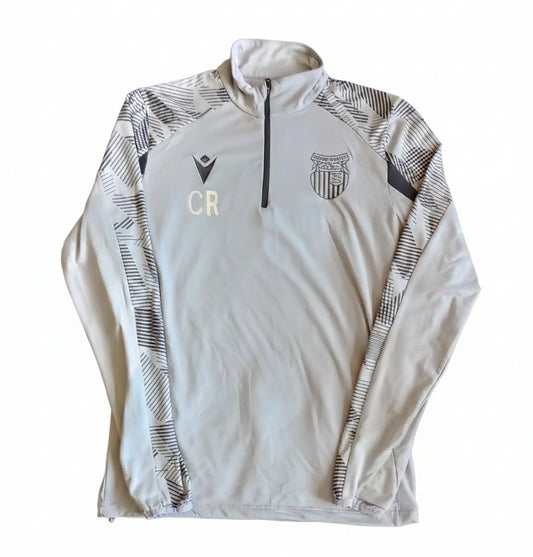 Grimsby Town 2023/24 Macron Staff Issue Football Quarter Zip Training Shirt
