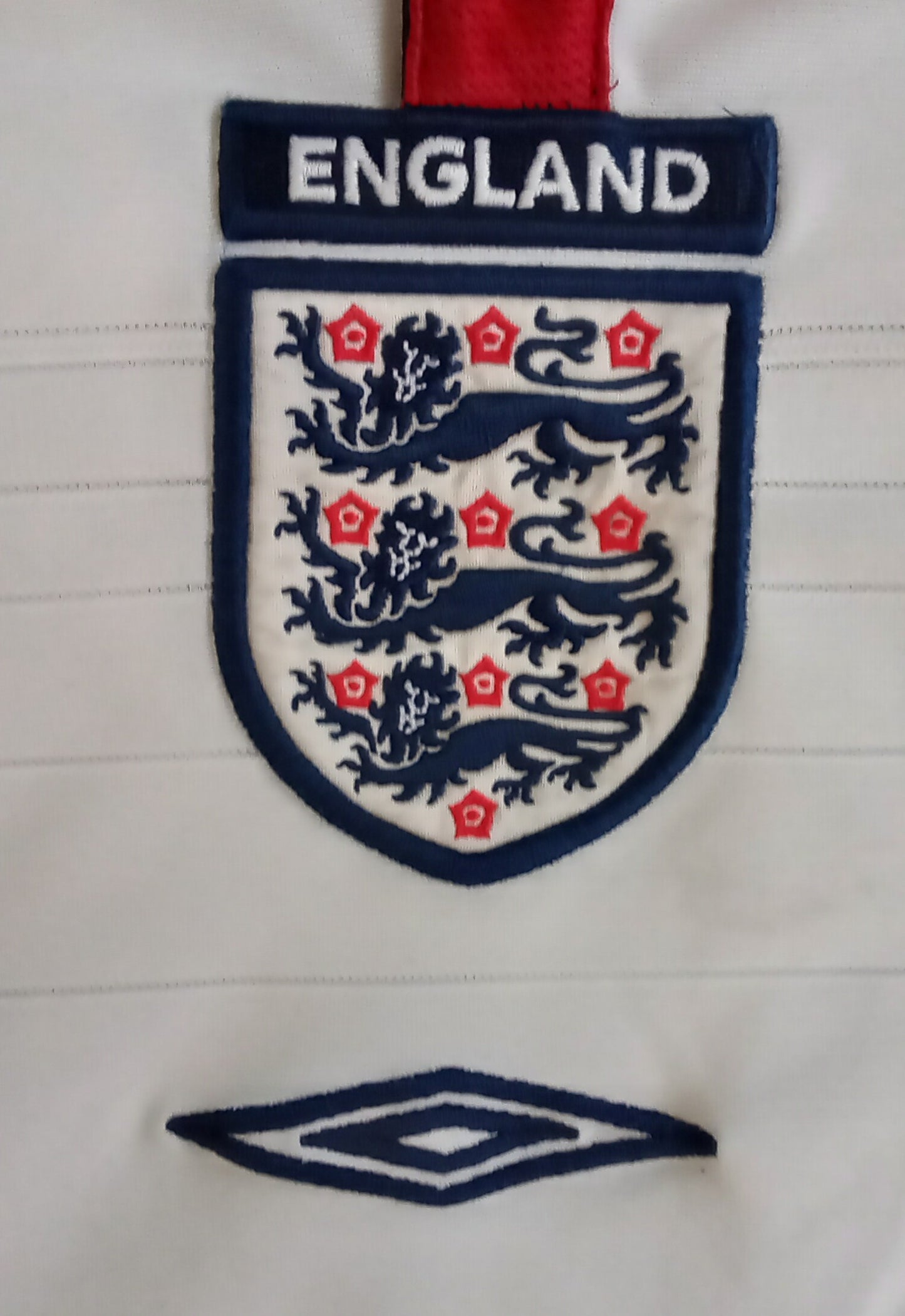 * England 2003/05 Umbro Home Football Shirt *
