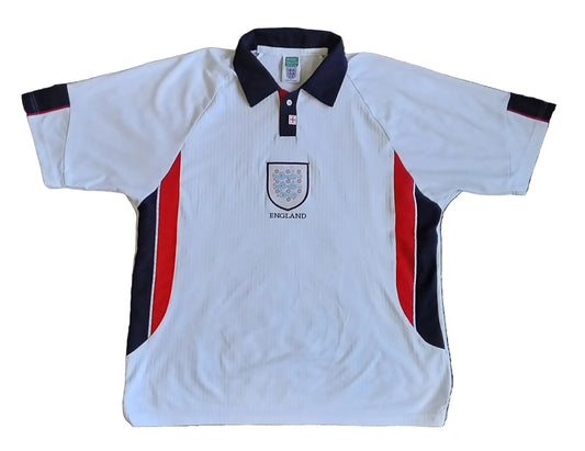 * England 1998 Score Draw Home Football Shirt *