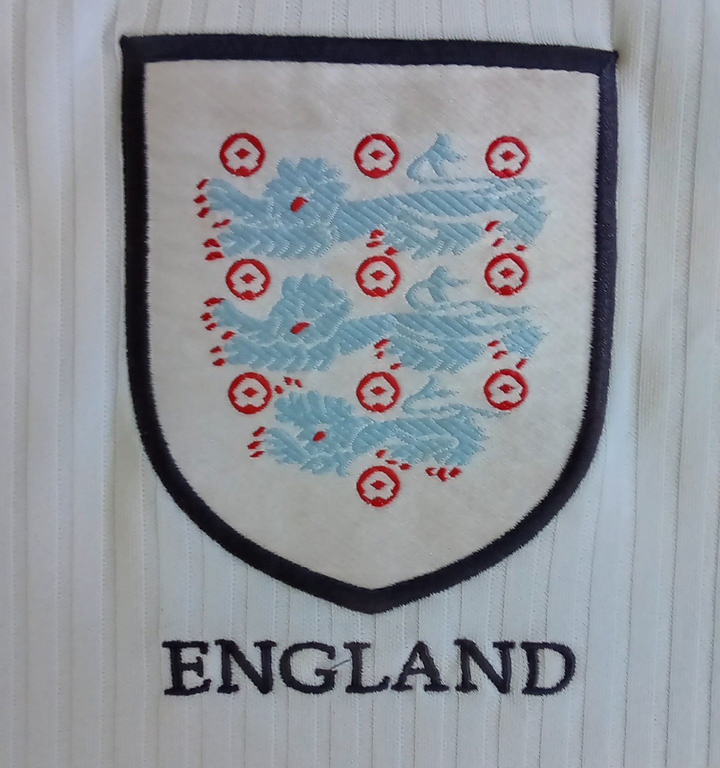 * England 1998 Score Draw Home Football Shirt *