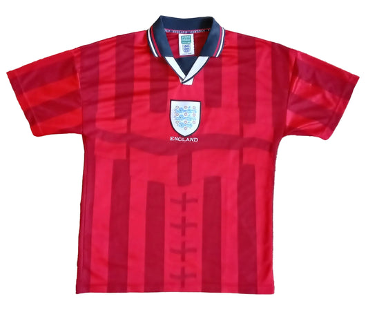 * England 1998 Score Draw Away Football Shirt *