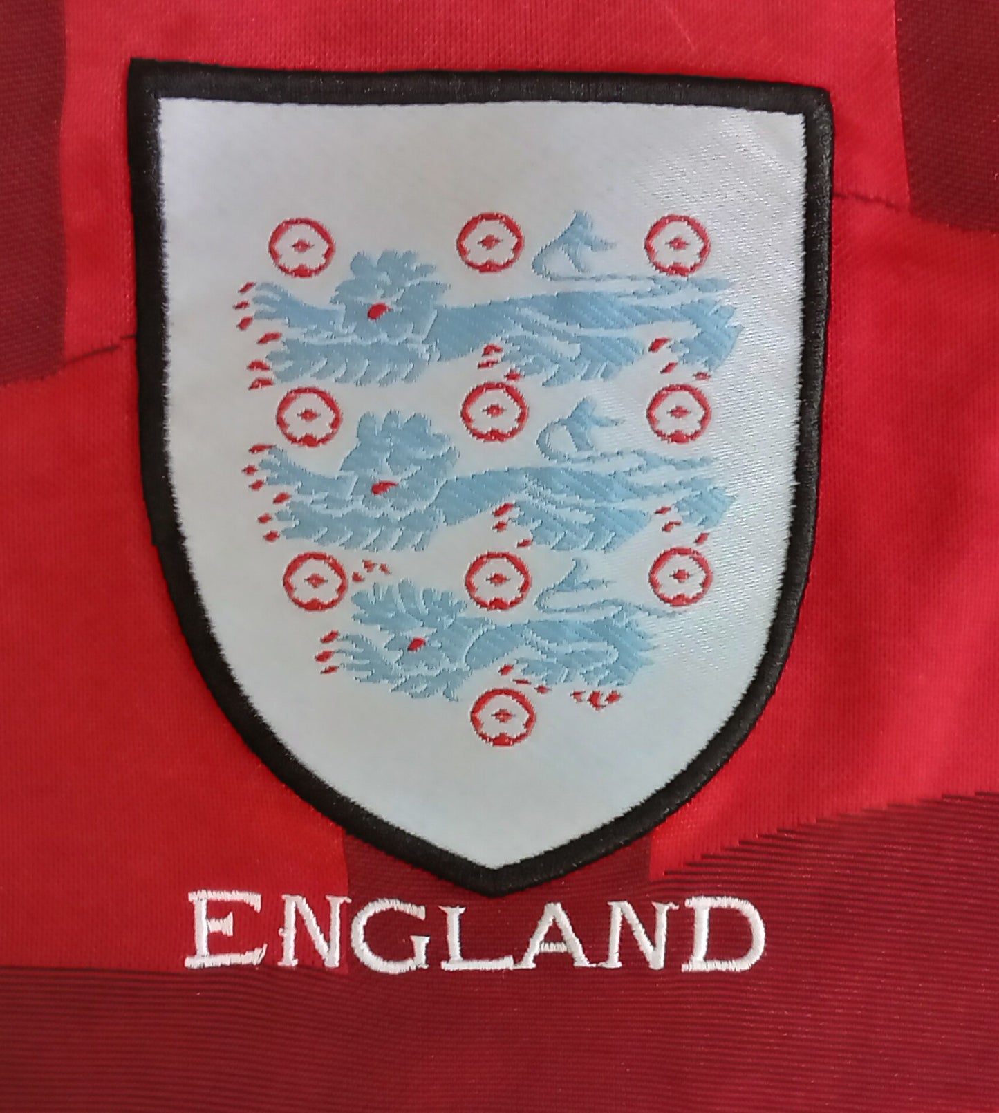 * England 1998 Score Draw Away Football Shirt *