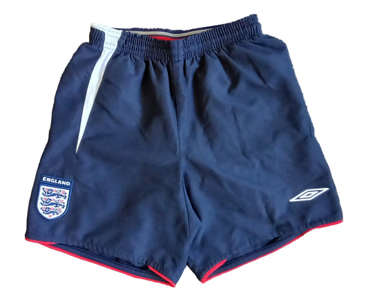 * England 2005/07 Umbro Home Football Shorts *