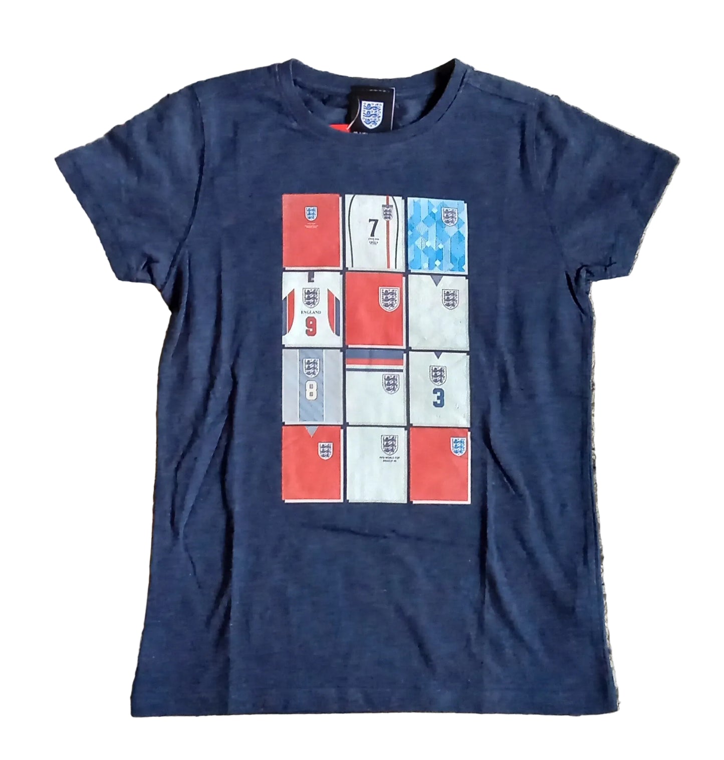 * England - History of Kits Graphic T-Shirt *