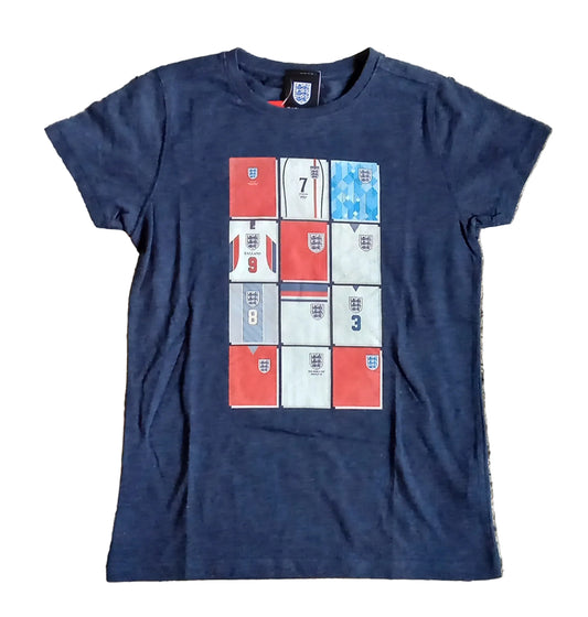 * England - History of Kits Graphic T-Shirt *