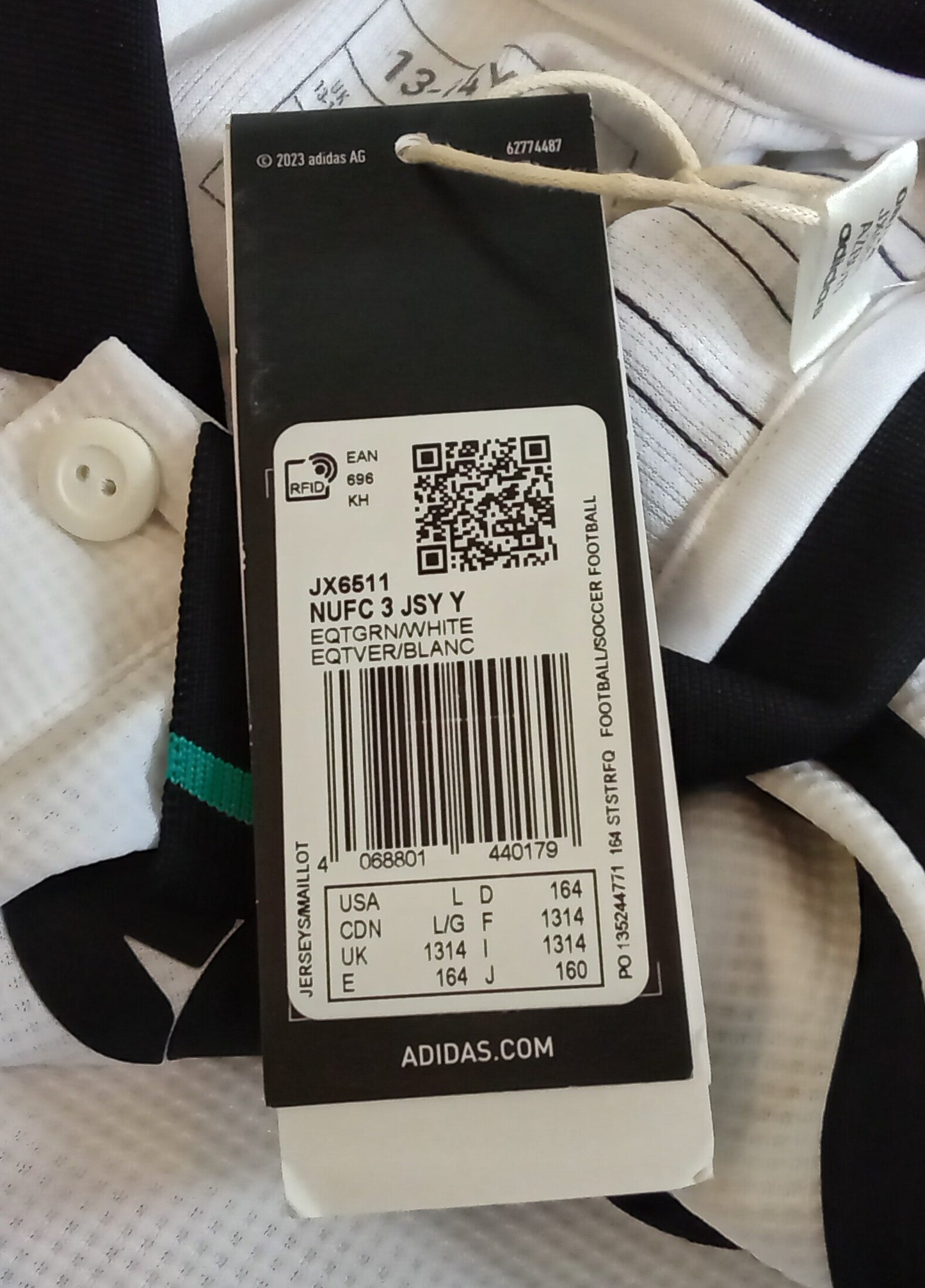 Newcastle United 2024/25 Adidas Third Football Shirt