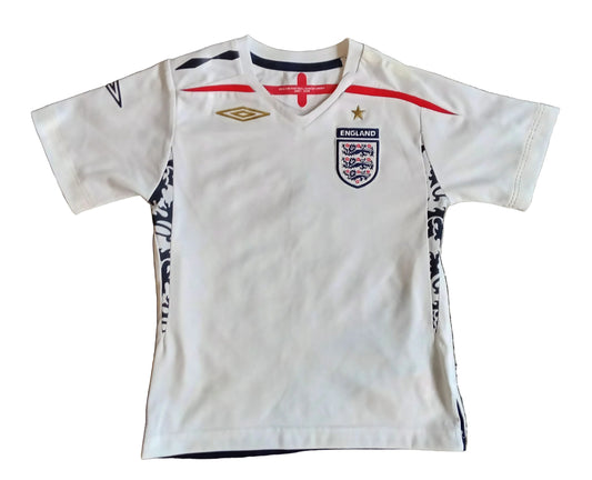 * England 2007/09 Umbro Home Football Shirt *