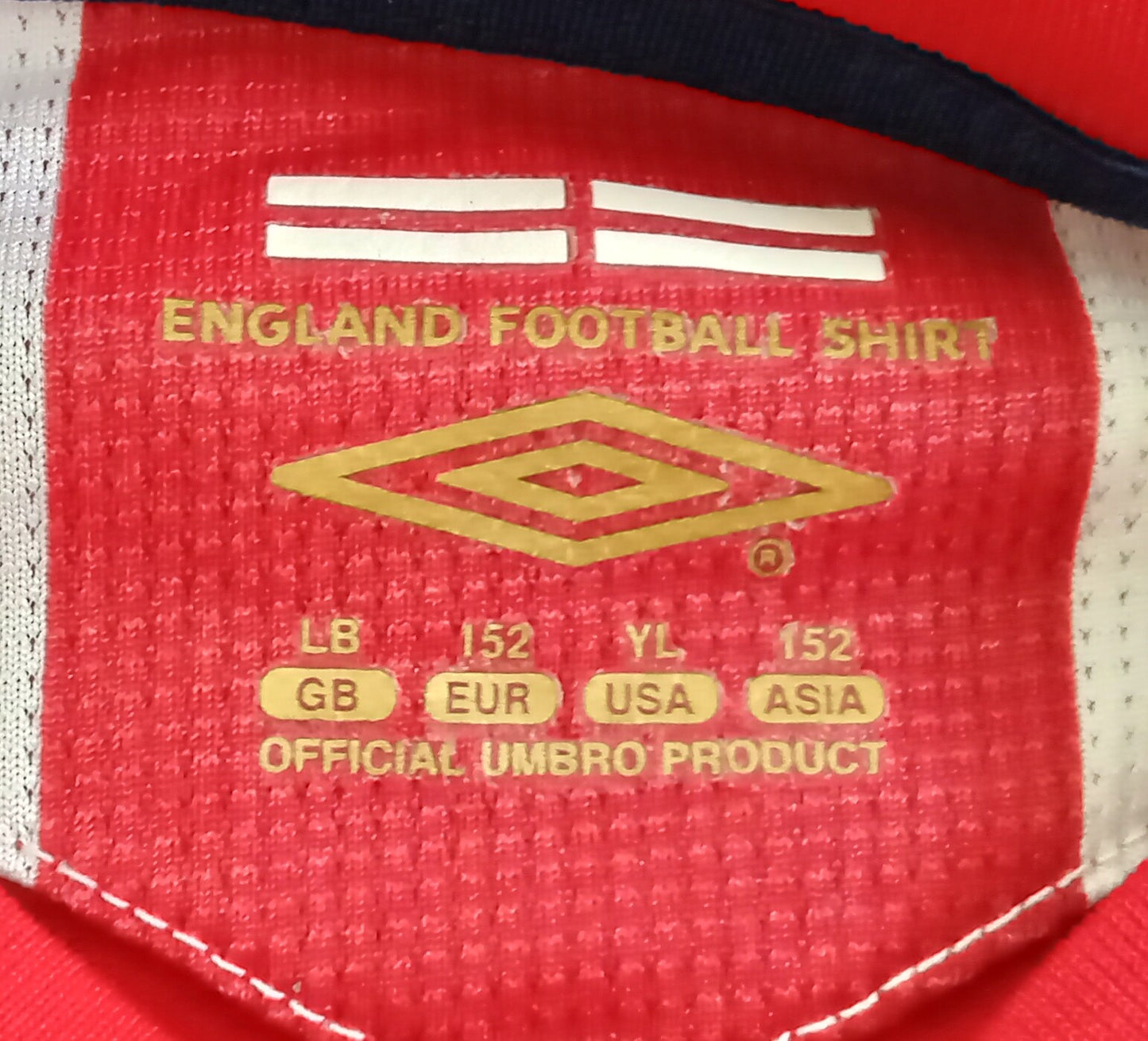 * England 2006 Umbro Away Football Shirt (Kids) *