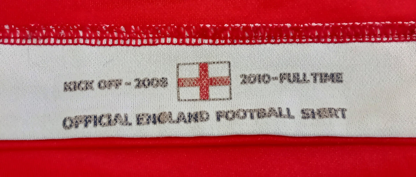 * England 2008/10 Umbro Away Football Shirt *