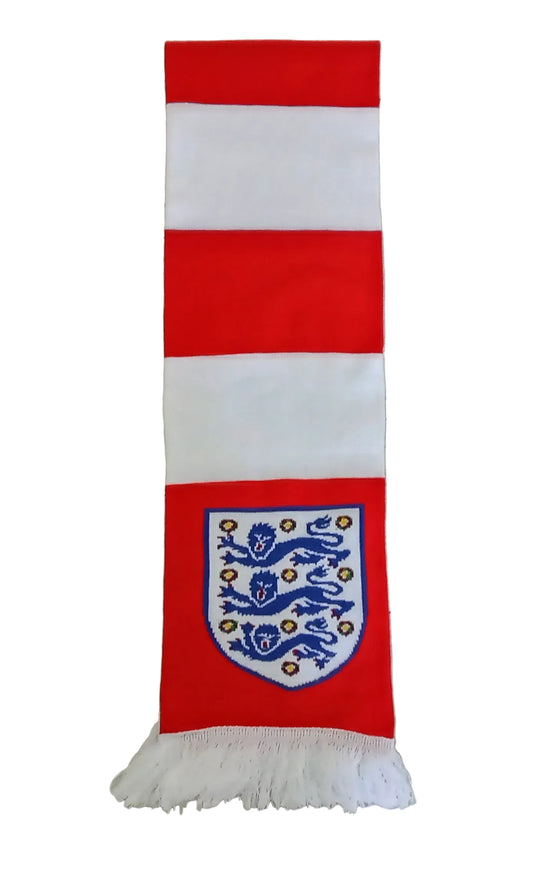 * England - Official Block Stripe Football Scarf *
