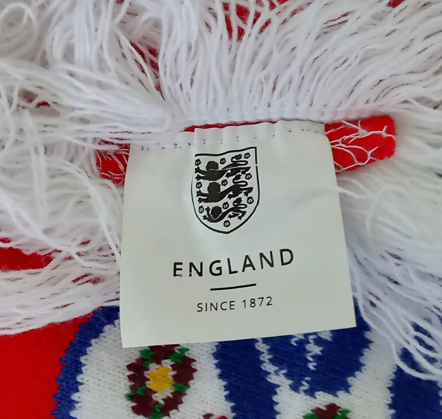 * England - Official Block Stripe Football Scarf *