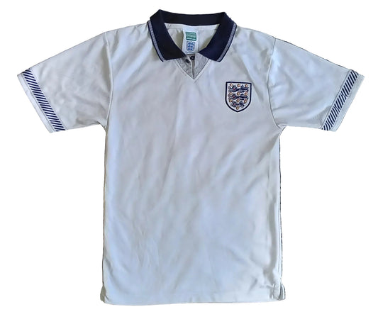 * England 1990 Score Draw Home Football Shirt *