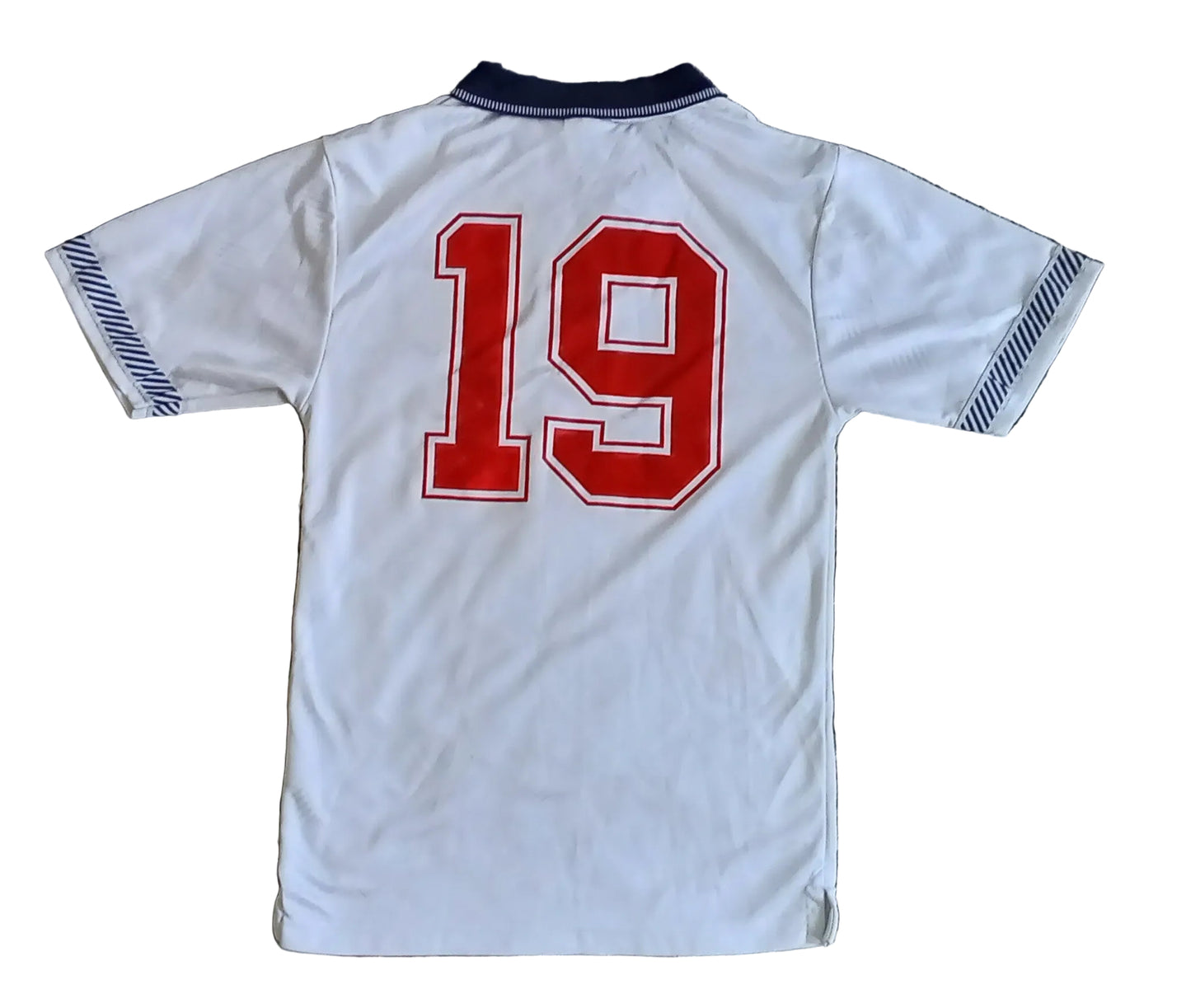 * England 1990 Score Draw Home Football Shirt *