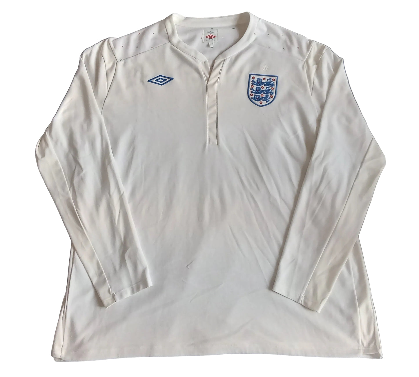 * England 2010/11 Umbro Home Football Shirt (Long Sleeve) *