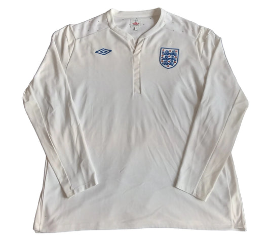 * England 2010/11 Umbro Home Football Shirt (Long Sleeve) *