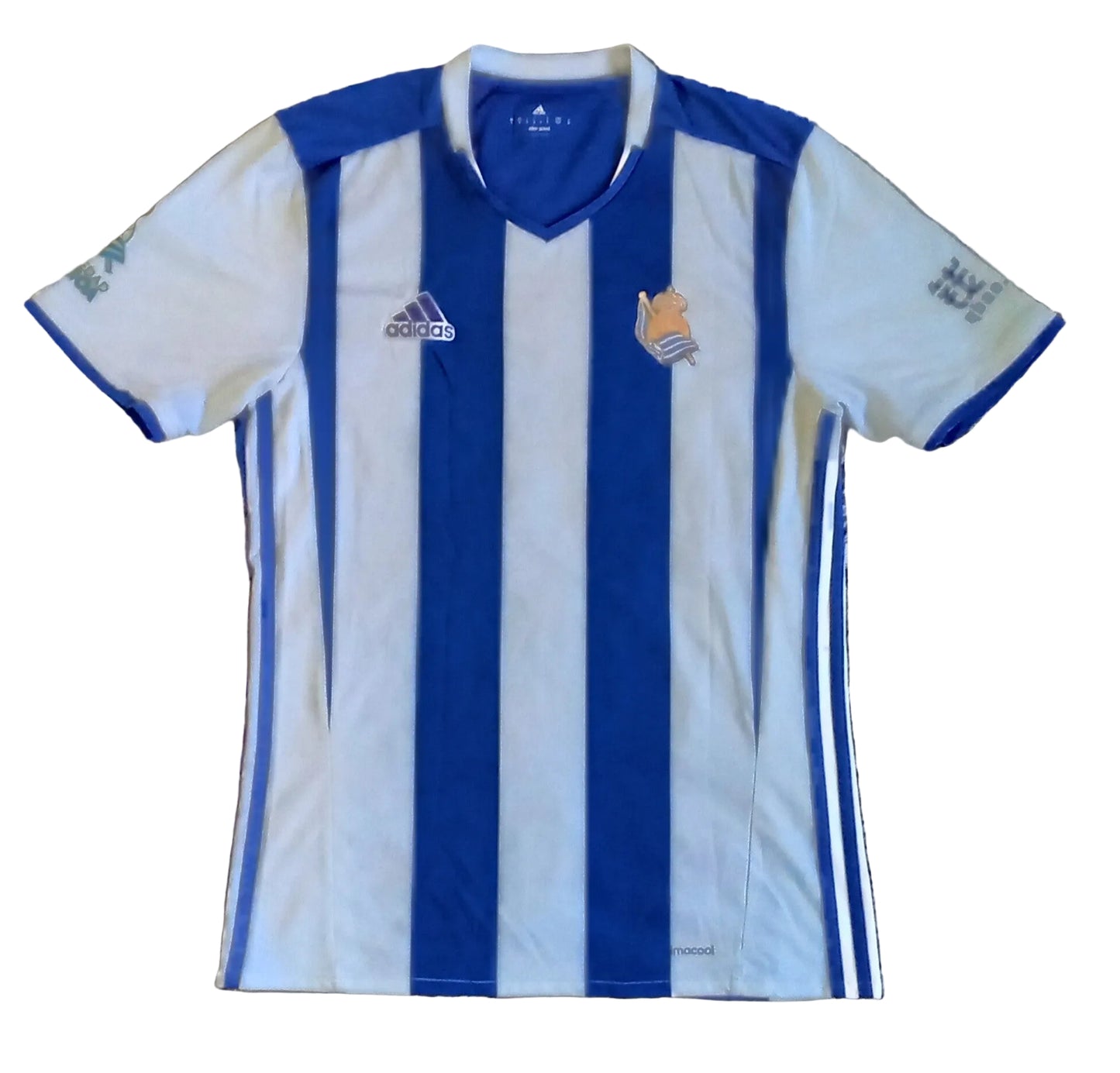 Real Sociedad 2016/17 Adidas Home Football Shirt (Sponsorless)