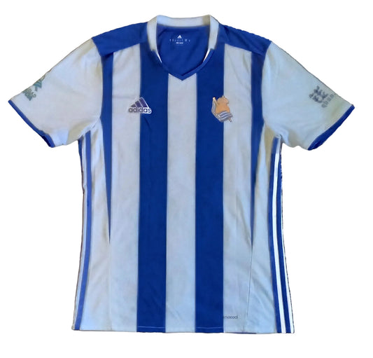 Real Sociedad 2016/17 Adidas Home Football Shirt (Sponsorless)