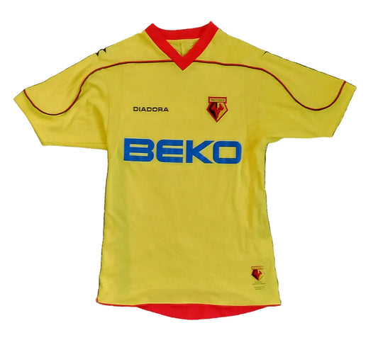 Watford 2008/09 Diadora Home Football Shirt