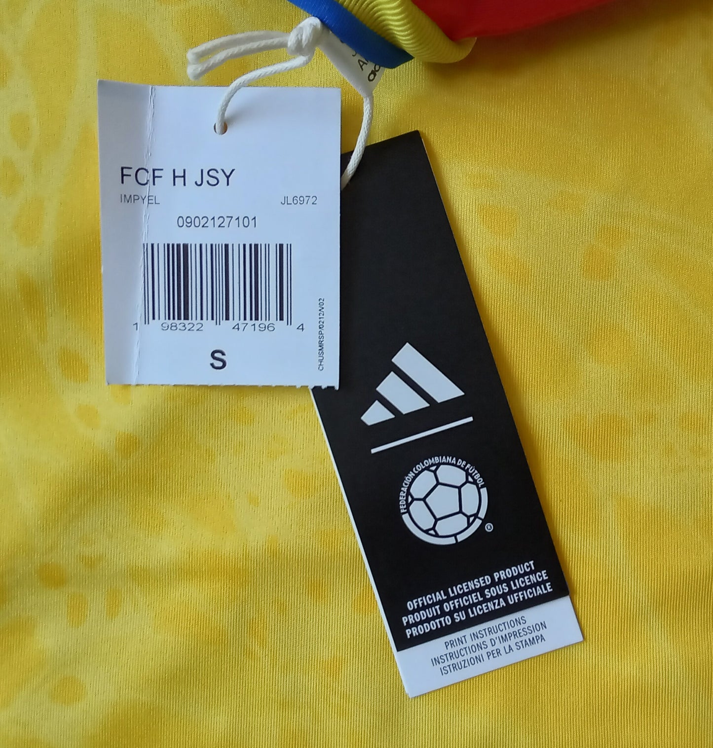 Colombia 2026 World Cup Adidas Home Football Shirt