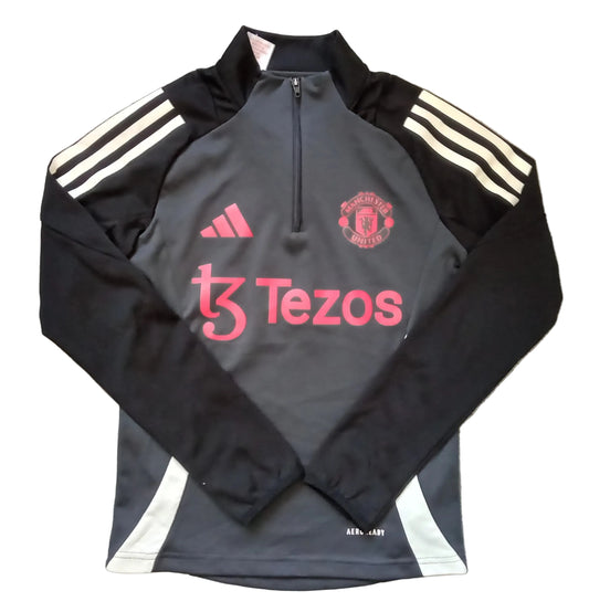 Manchester United 2024/25 Adidas Quarter Zip Drill Top