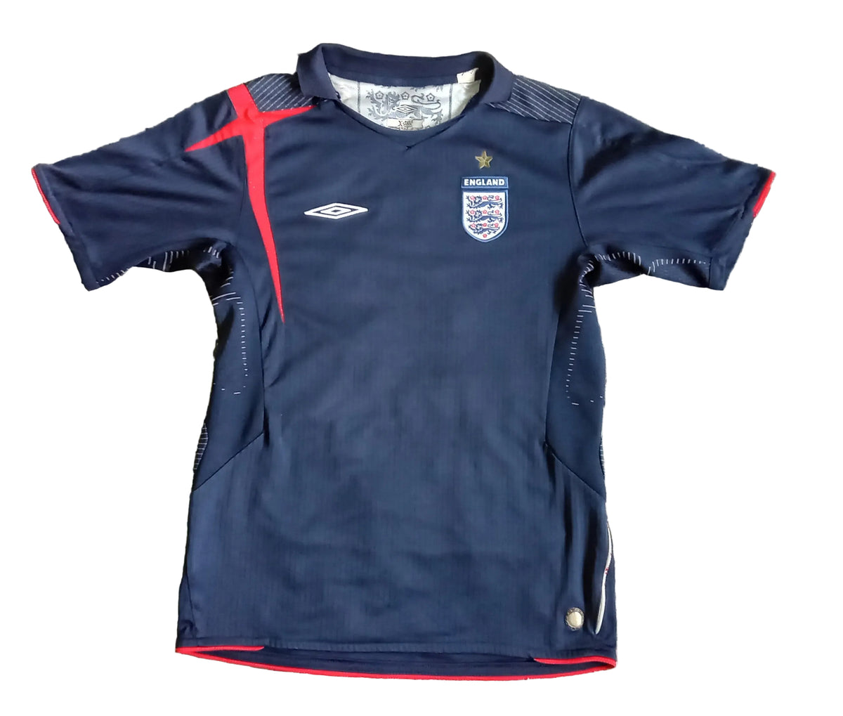 ~ England 2006 Umbro Home Goalkeeper Football Shirt (Short Sleeve Kids) ~