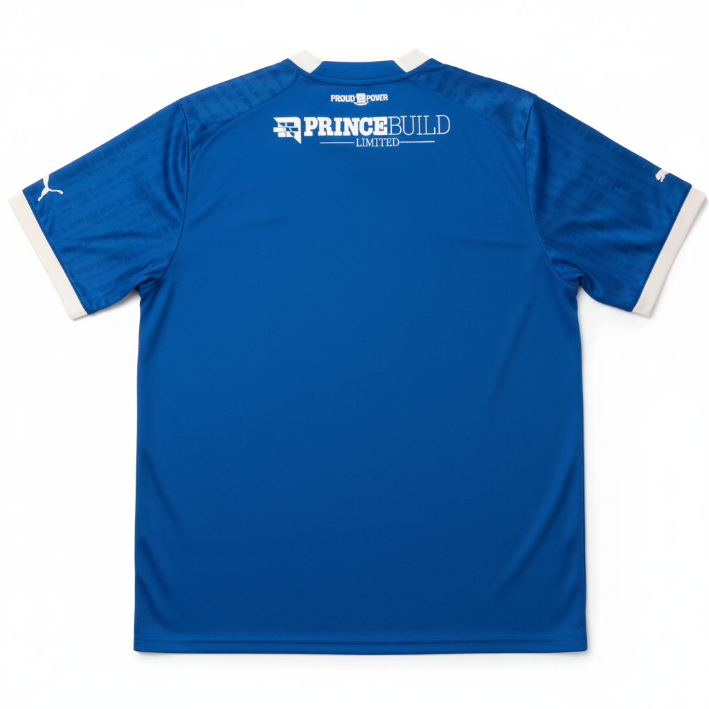 Peterborough shirt back - white background