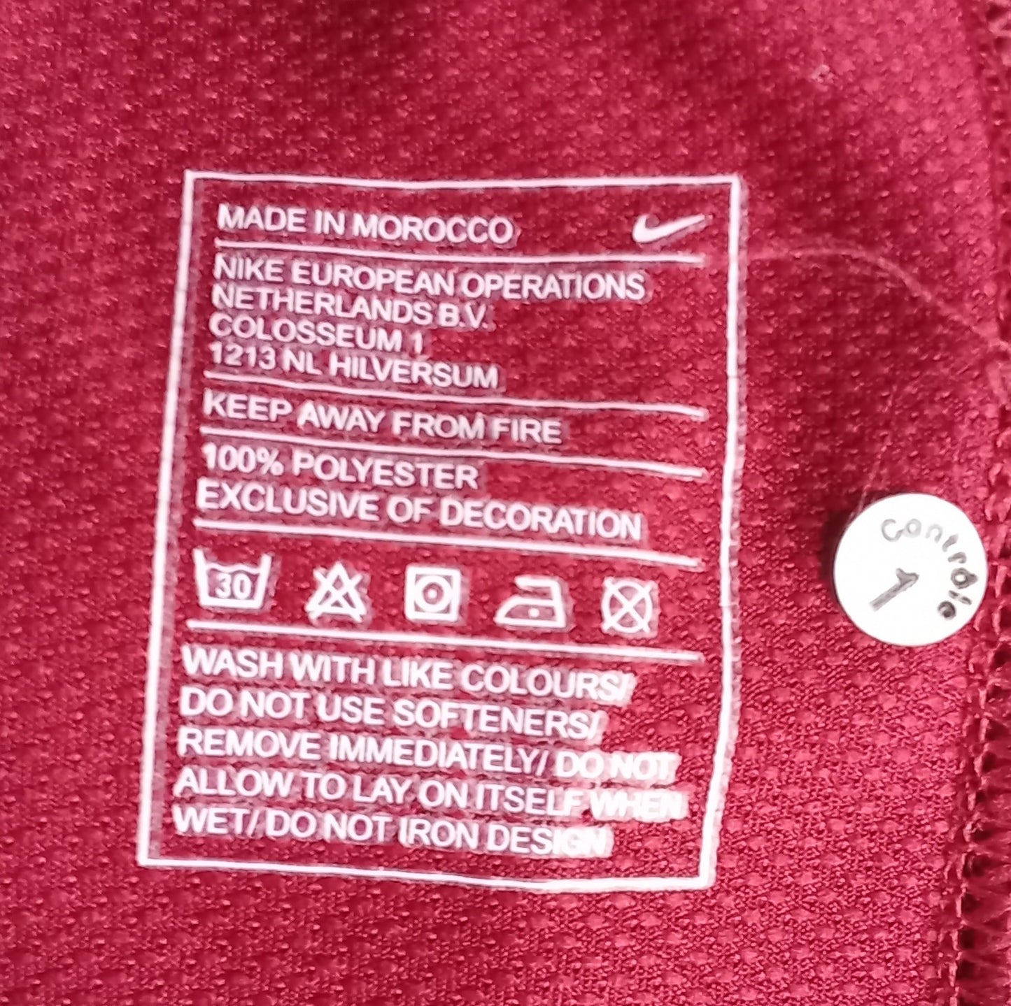 Aston Villa 2007/08 Nike Home Football Shirt