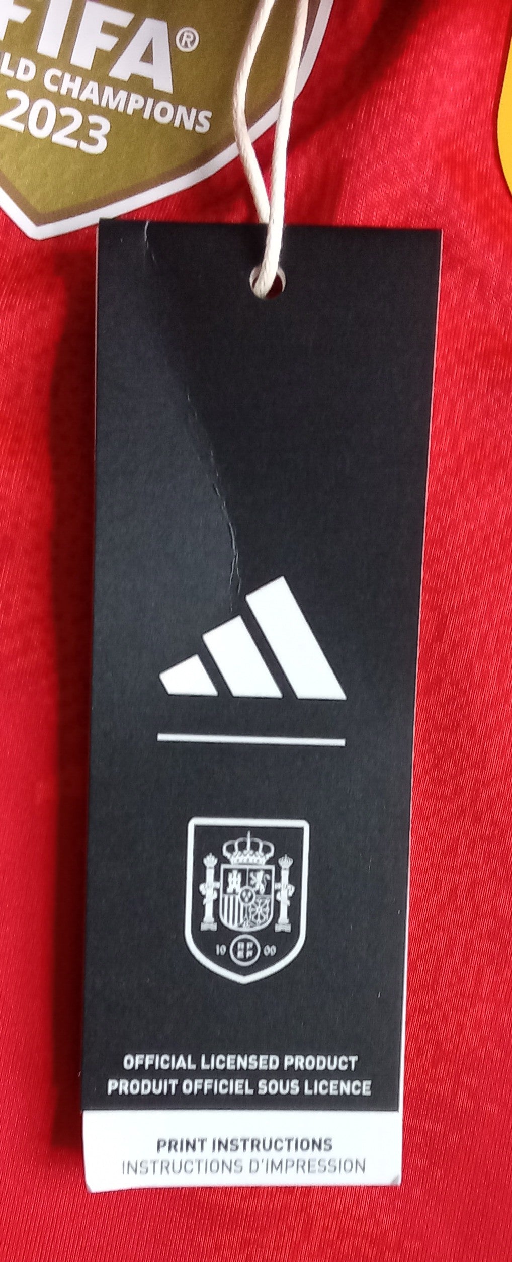Spain 2024 Adidas Home Football Shirt