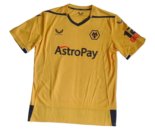Wolverhampton Wanderers 2022/23 Castore Home Football Shirt