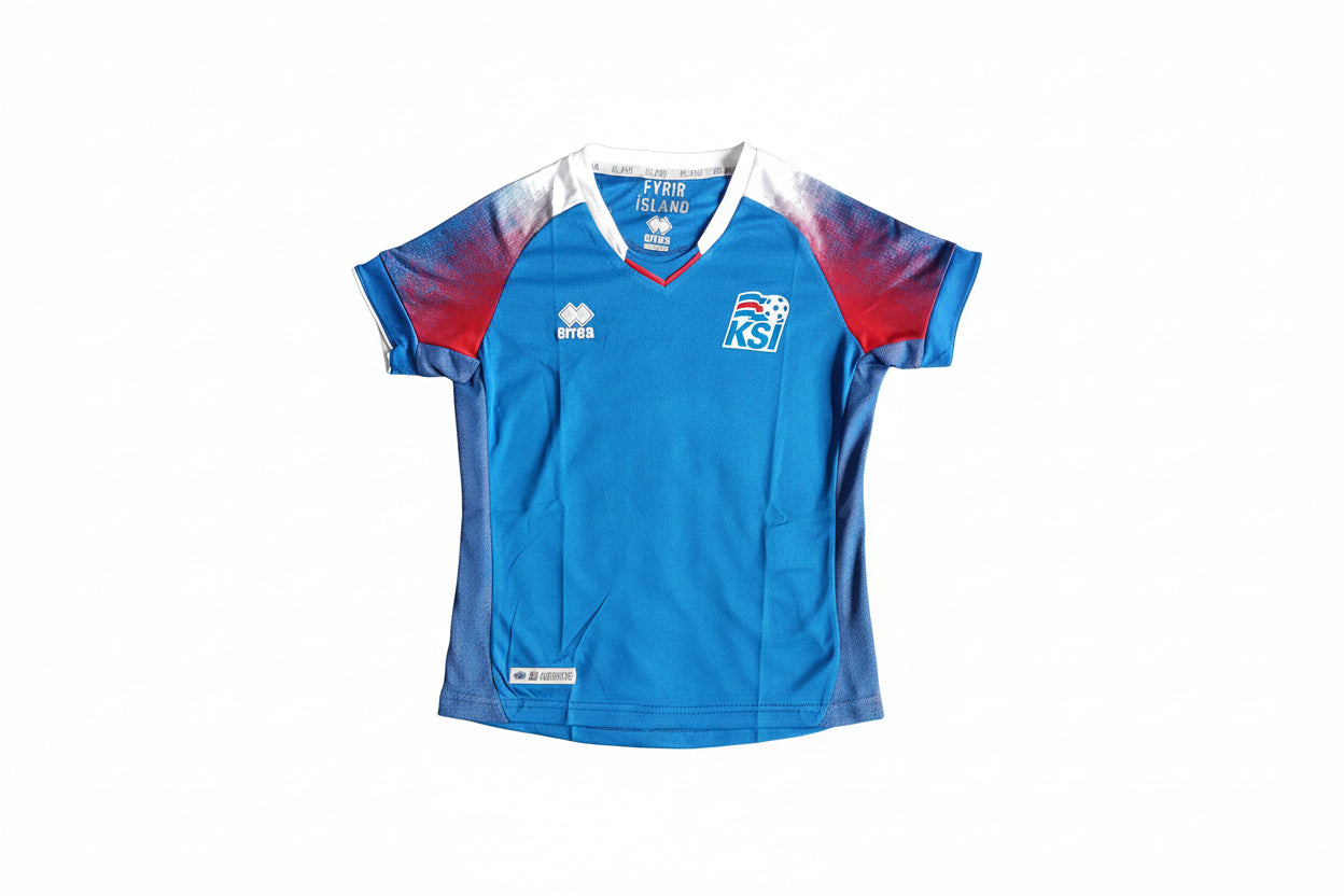 Iceland 2018 Errea Home Football Shirt